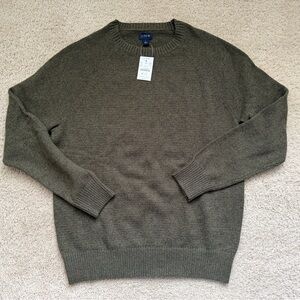 J. Crew Men's Olive Sweater